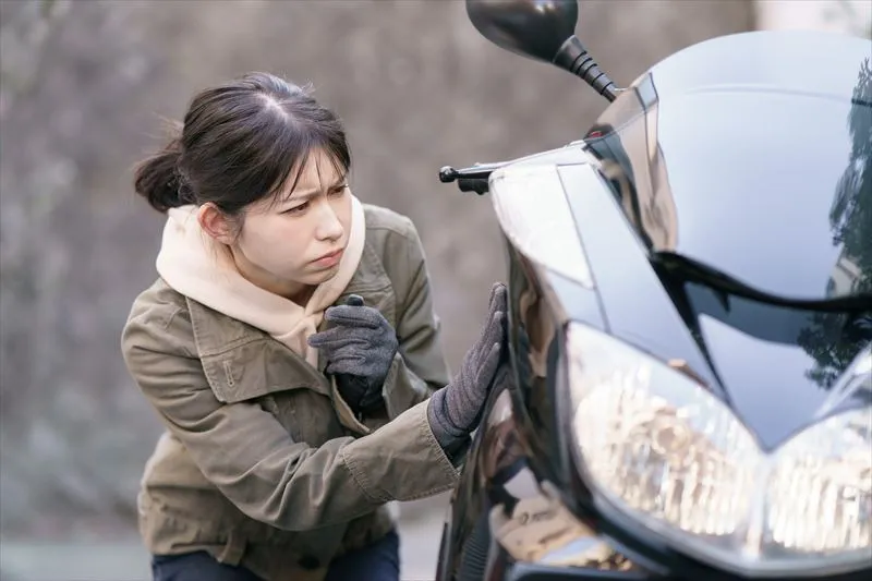バイクに傷ができる原因とは？